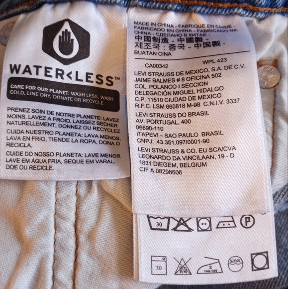 NWOT Levis 501 Del Norte Western Cowboy Star embellished jeans - Picture 7 of 8